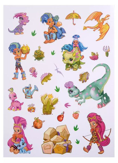 Фотография книги "Развивающая книжка с многоразовыми наклейками № МН 2108 "Cave Club. Первобытные истории""