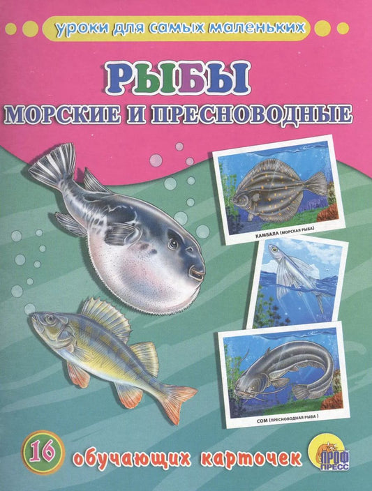 Обложка книги "Рыбы морские и пресноводные"