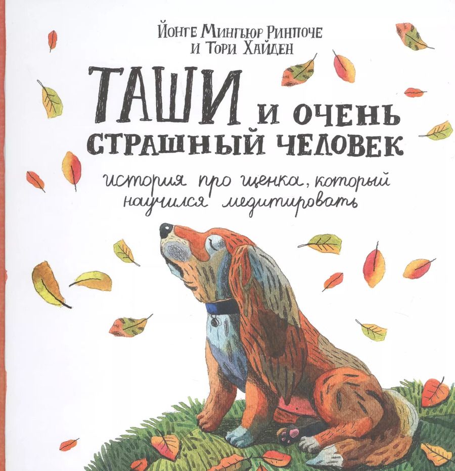 Обложка книги "Ринпоче Мингьюр: Таши и Очень Страшный Человек. История про щенка, который научился медитировать"