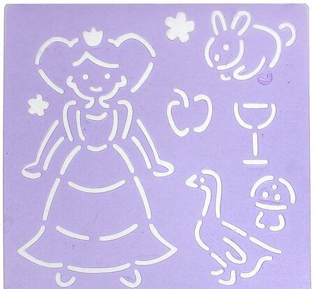 Фотография книги "Рисуем по трафаретам принцесс"