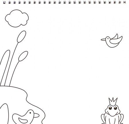 Фотография книги "Рисуем по трафаретам принцесс"