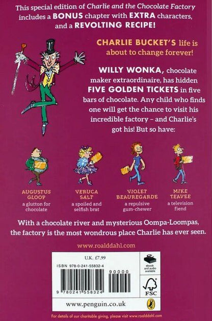 Фотография книги "Роалд Дал: Charlie and the сhocolate factory"