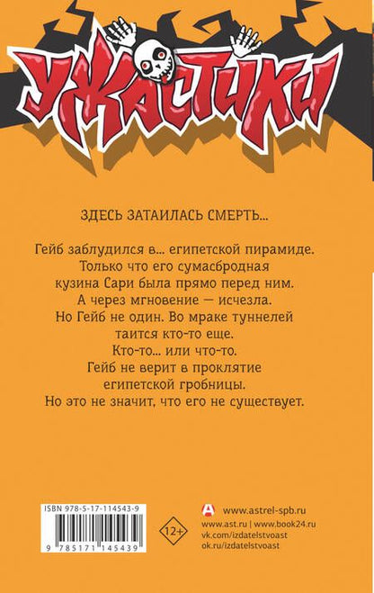 Фотография книги "Роберт Стайн: Проклятие египетской гробницы"