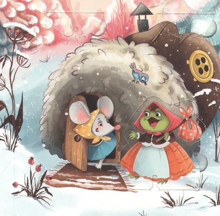 Фотография книги "Рукавичка: книга-театр"