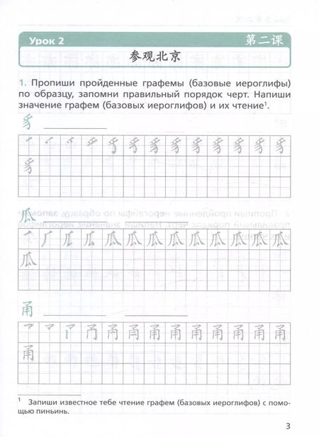 Фотография книги "Рукодельникова, Салазанова, Холкина: Китайский язык. Второй иностранный язык. 8 класс. Прописи"