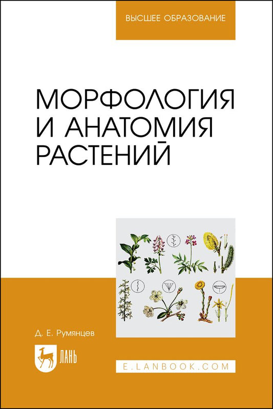 Обложка книги "Румянцев: Морфология и анатомия растений. Учебное пособие"