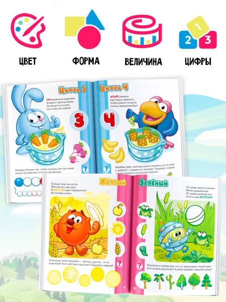 Фотография книги "Русинова, Шевчук: Логика и счёт со Смешариками"