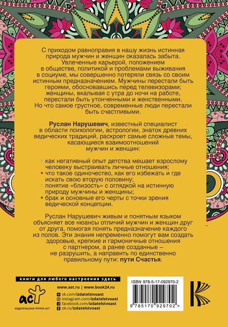 Фотография книги "Руслан Нарушевич: Мужчина и женщина. На пути к счастью"