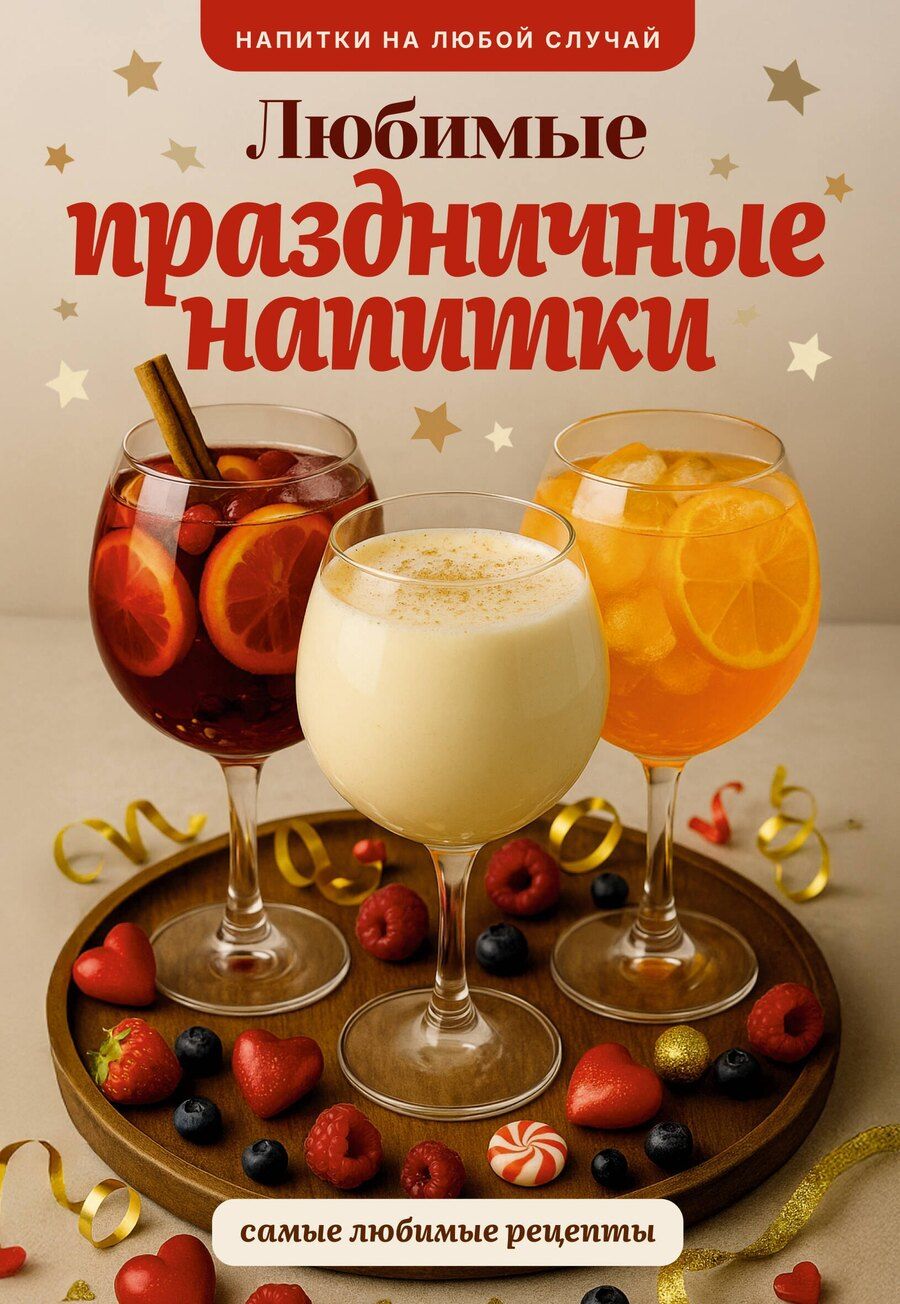 Обложка книги "Руслан Шукюров: Любимые праздничные напитки"