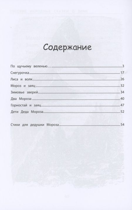 Фотография книги "Русские народные сказки о зиме"