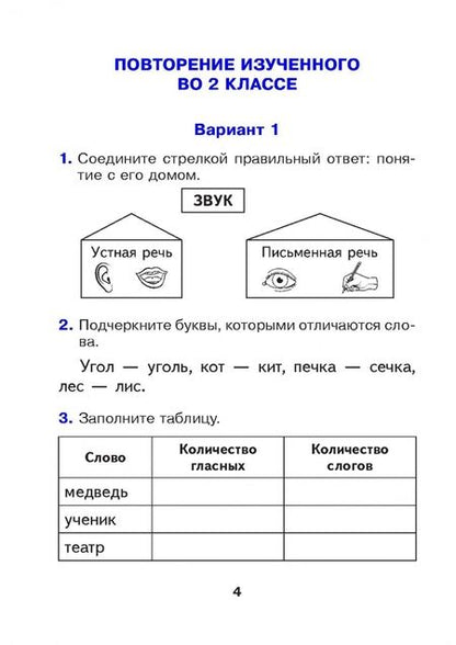 Фотография книги "Русский язык. 3 класс. Готовые самостоятельные работы"