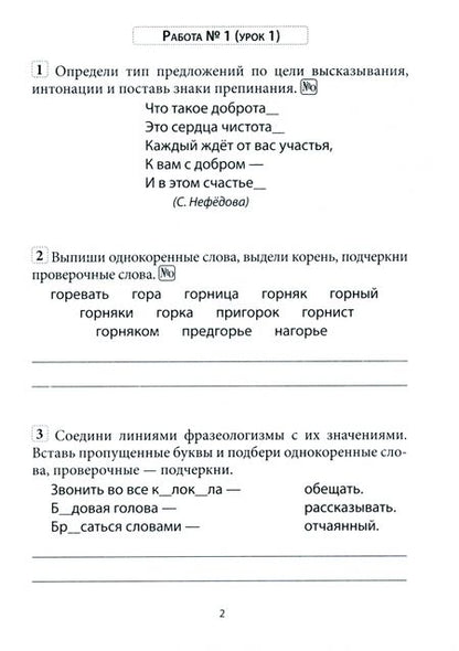 Фотография книги "Русский язык. 3 класс. Лестница знаний. 2 вариант"