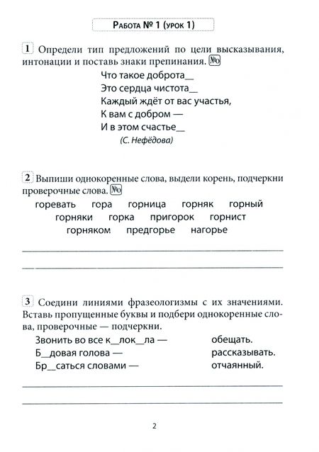 Фотография книги "Русский язык. 3 класс. Лестница знаний. 2 вариант"