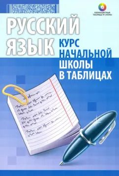 Обложка книги "Русский язык. Курс начальной школы в таблицах"