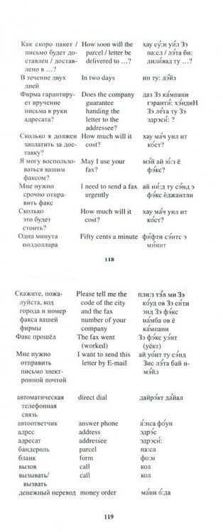Фотография книги "Русско-английский разговорник"