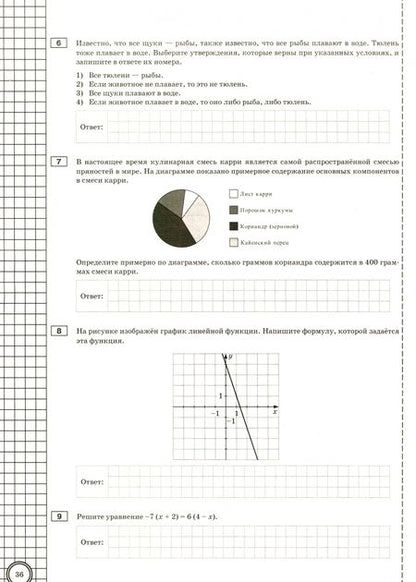 Фотография книги "Рязановский, Мухин: Математика. 7 класс. Тренажер. Всероссийская проверочная работа. ФГОС"