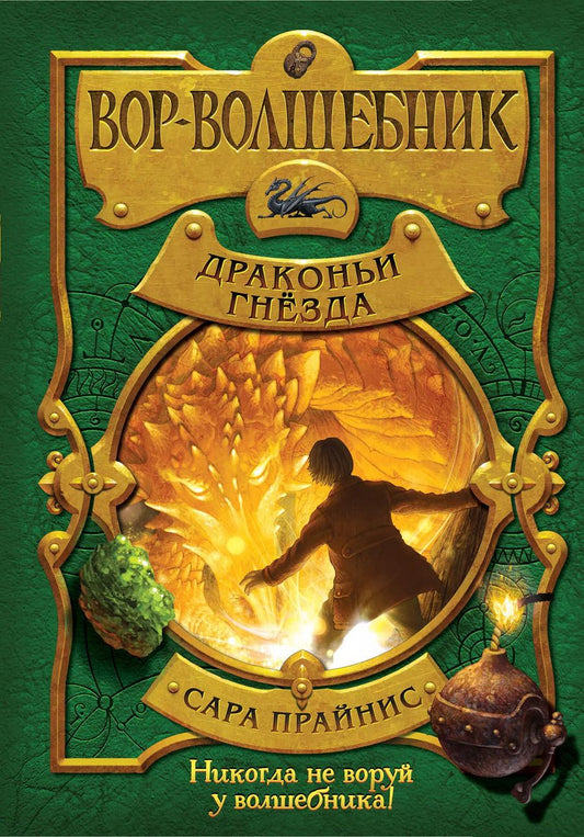 Обложка книги "Сара Прайнис: Вор-волшебник. Драконьи гнёзда (#3)"
