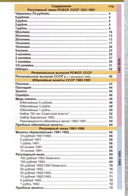 Обложка книги "Савелий Гусев: Каталог Монет СССР и России 1918-2025 годов. CoinsMoscow (c ценами). Выпуск 20"