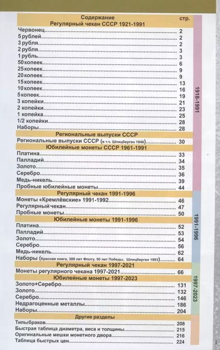 Фотография книги "Савелий Олегович: Каталог Монет СССР и России 1918-2023 годов. Стоимость. Разновидность. Тиражи. Выпуск 16, 2022"