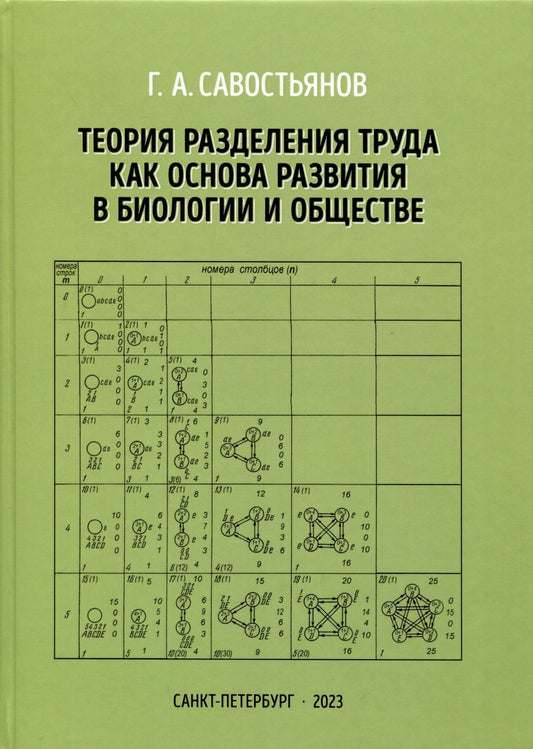 Обложка книги "Савостьянов: Теория разделения труда как основа развития в биологии и обществе"