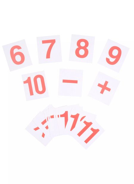 Фотография книги "Счетный материал. Набор из 20 карточек. Считаем от 10 до 20"