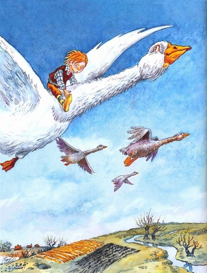 Фотография книги "Сельма Лагерлеф: Чудесное путешествие Нильса с дикими гусями"