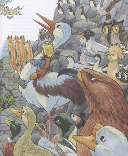 Фотография книги "Сельма Лагерлеф: Чудесное путешествие Нильса с дикими гусями"