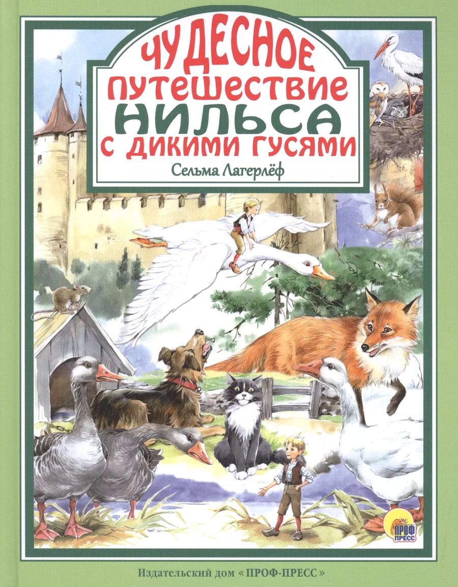 Обложка книги "Сельма Оттилия: Чудесное путешествие Нильса с дикими гусями"
