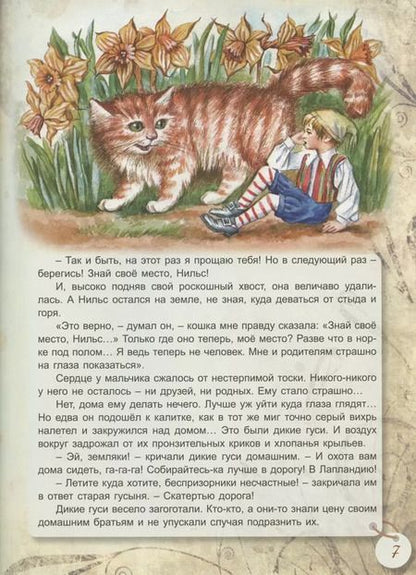 Фотография книги "Сельма Оттилия: Сказочное путешествие Нильса с дикими гусями"