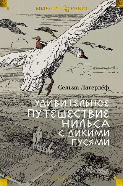 Обложка книги "Сельма Оттилия: Удивительное путешествие Нильса с дикими гусями"