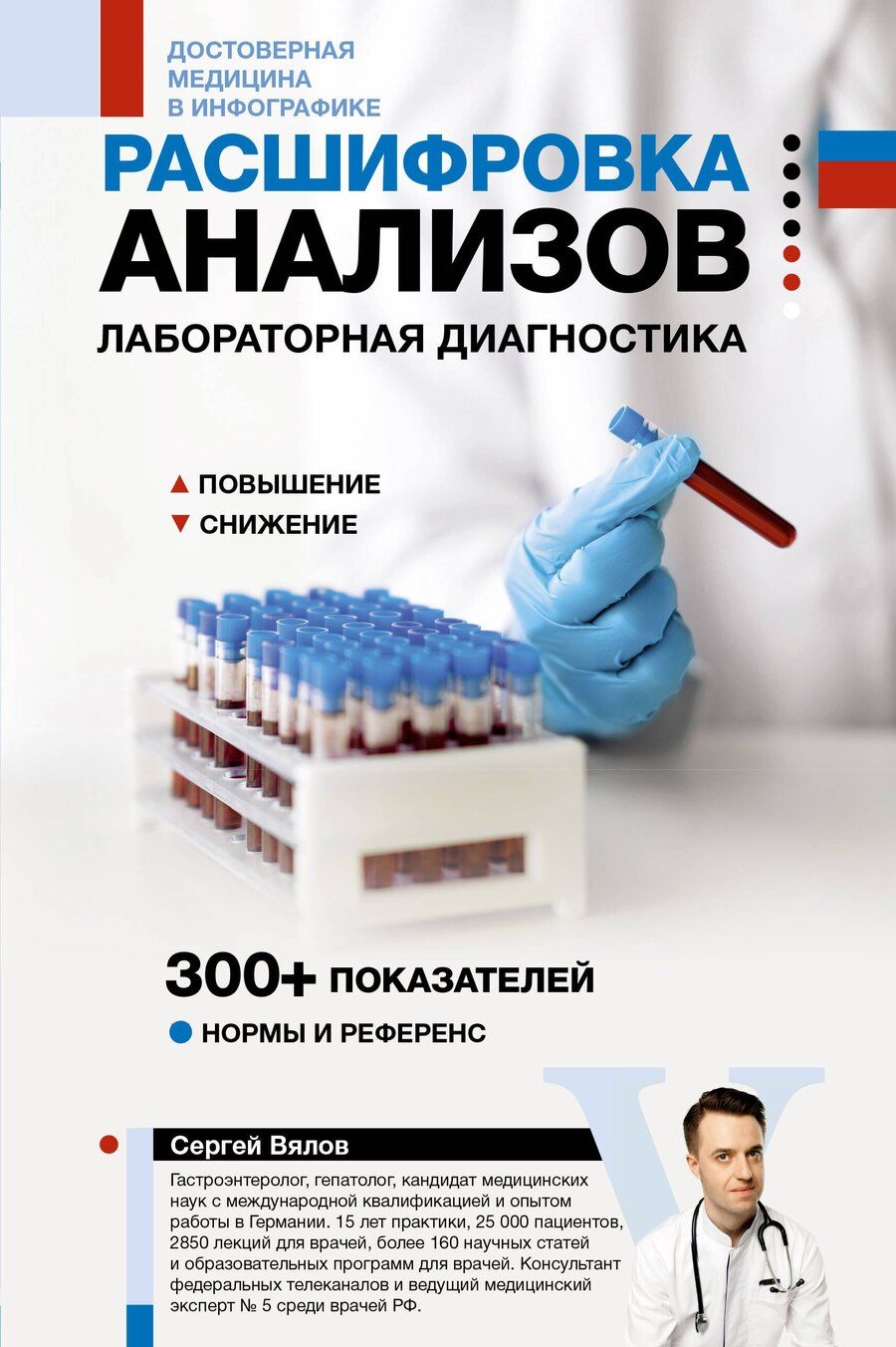 Обложка книги "Сергей Сергеевич: Расшифровка анализов: лабораторная диагностика"