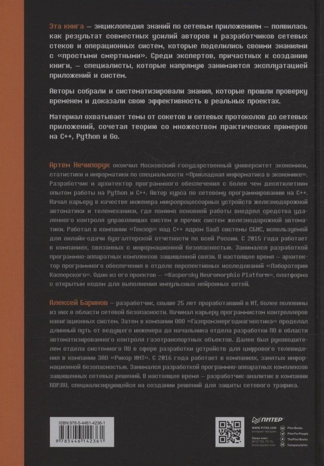 Обложка книги "Сетевое программирование. От основ до приложений"