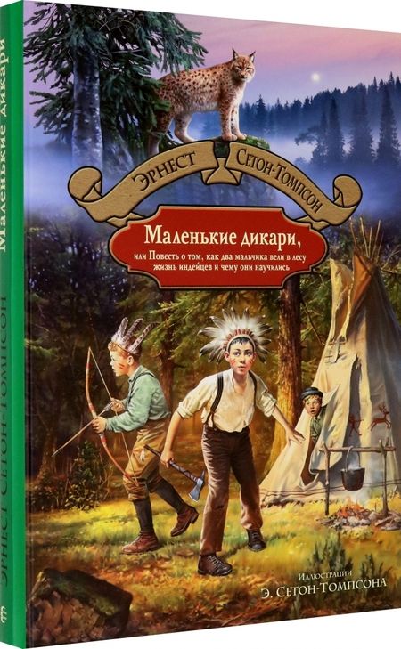 Фотография книги "Сетон-Томпсон: Маленькие дикари, или Повесть о том, как два мальчика вели в лесу жизнь индейцев"