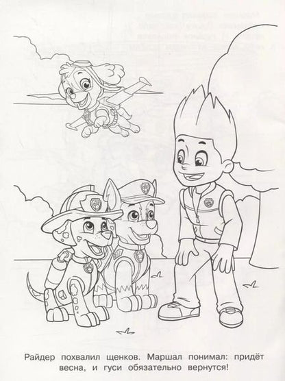 Фотография книги "Щенячий патруль. Волшебная раскраска № РК 1916"