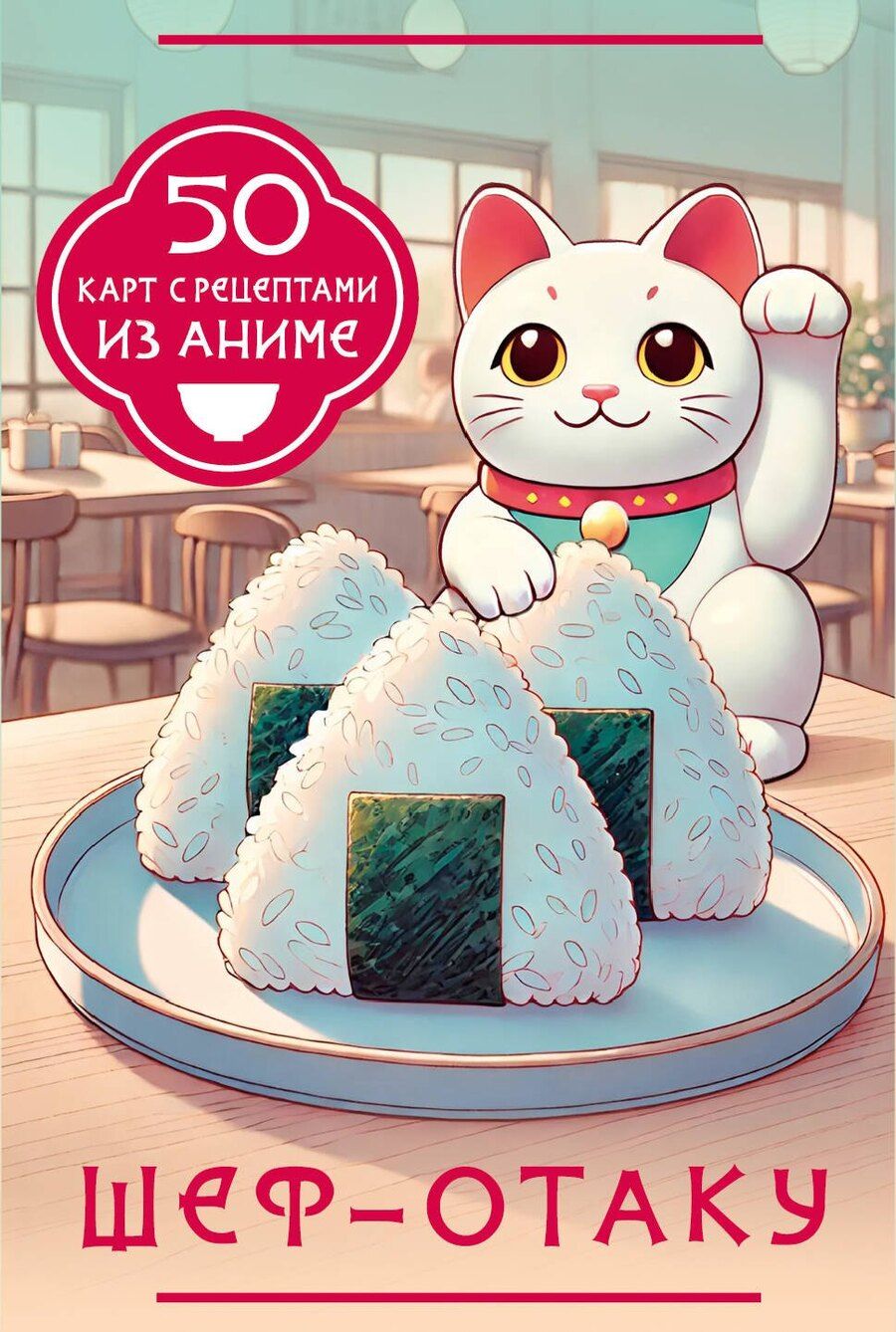 Обложка книги "Шеф-отаку. 50 карт с рецептами из аниме"