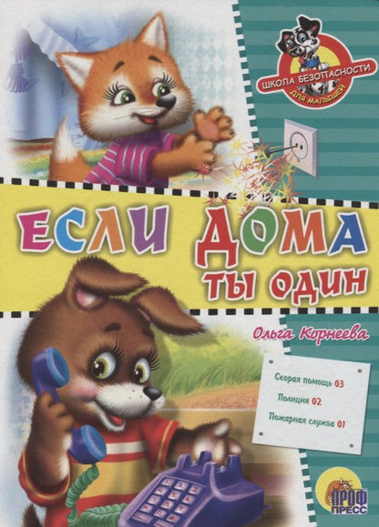 Обложка книги "Школа безопасности. Если дома ты один"