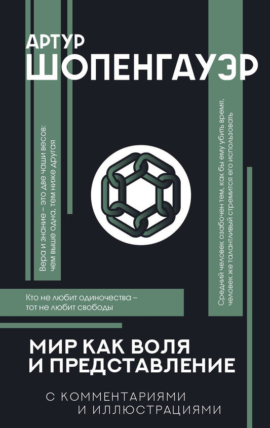 Обложка книги "Шопенгауэр: Мир как воля и представление с комментариями и иллюстрациями"