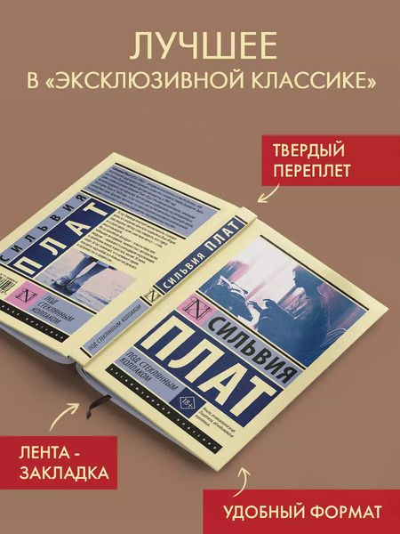 Фотография книги "Сильвия Плат: Под стеклянным колпаком"