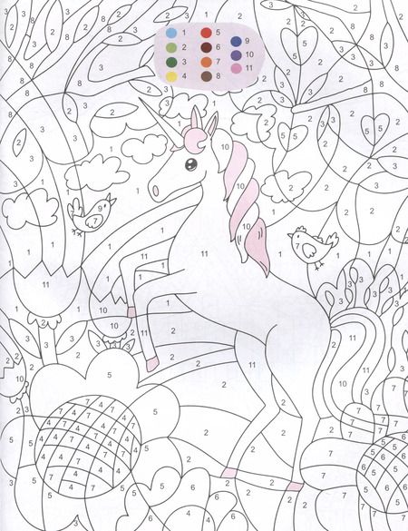 Фотография книги "Сказки. Раскраска по номерам"