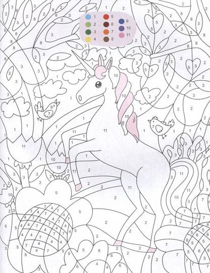 Фотография книги "Сказки. Раскраска по номерам"