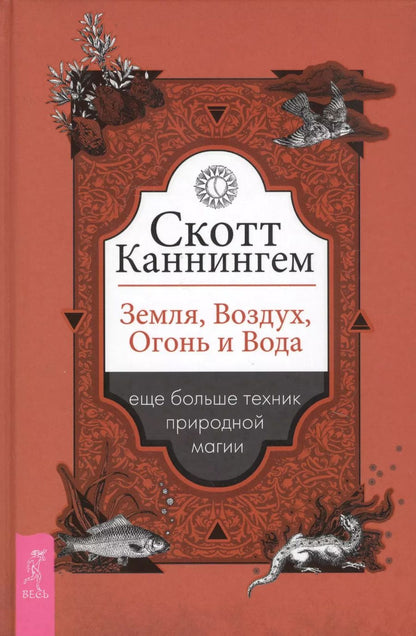 Обложка книги "Скотт Каннингем: Земля, Воздух, Огонь и Вода. Еще больше техник природной магии"
