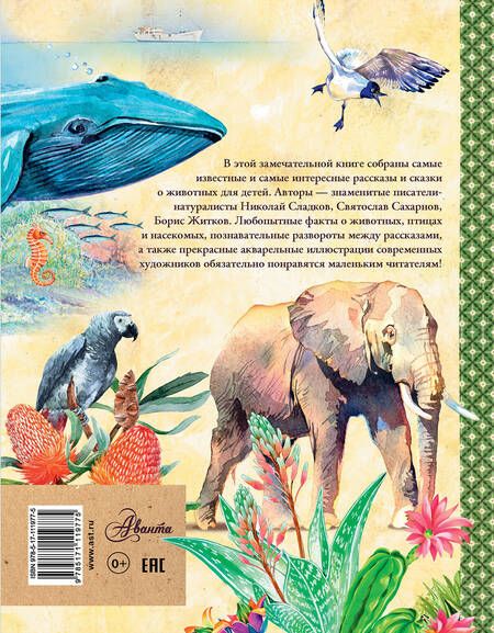 Фотография книги "Сладков, Житков: Рассказы и сказки о животных"