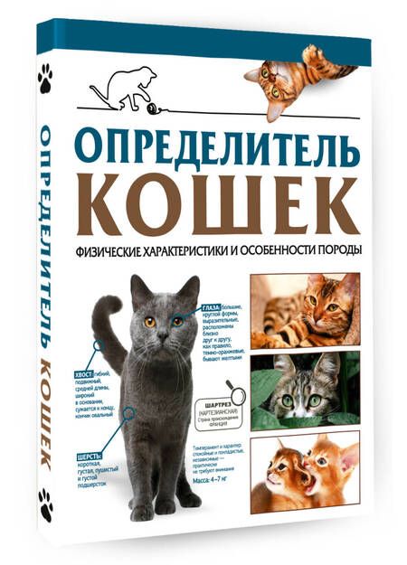 Фотография книги "Смирнов, Спектор: Определитель кошек. Физические характеристики и особенности породы"