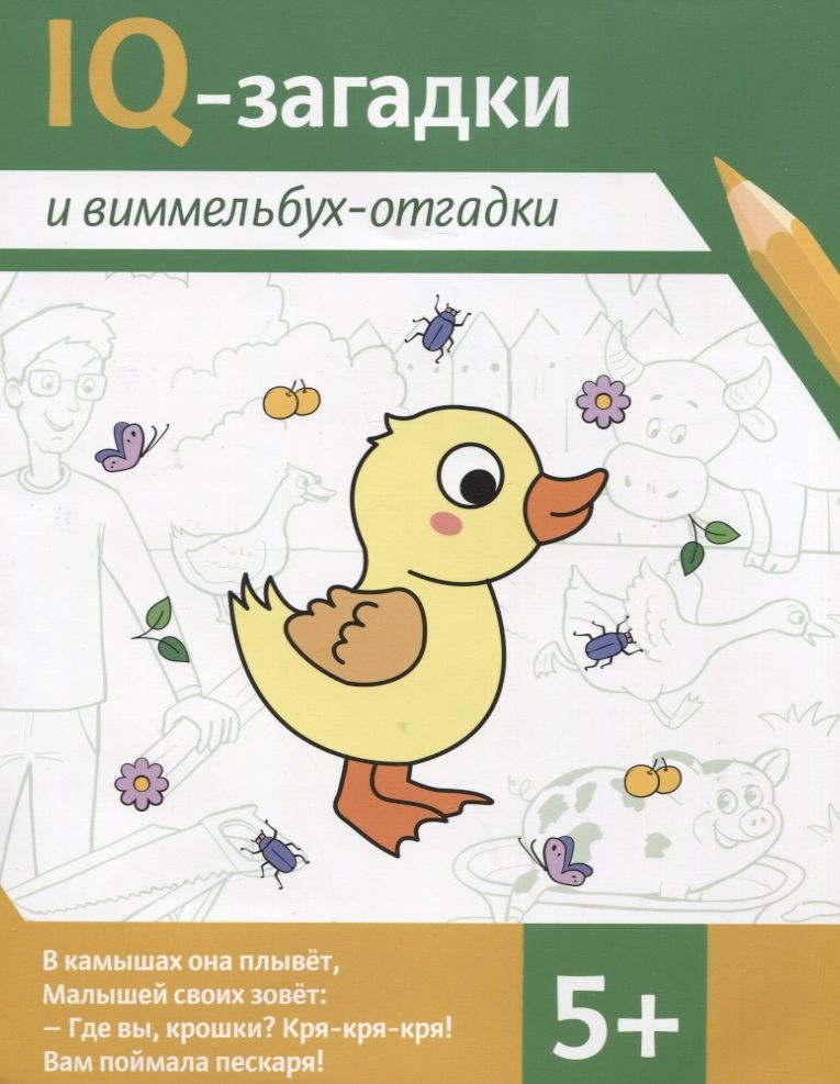 Обложка книги "Сон, Агошкова: IQ-загадки и виммельбух-отгадки. 5+"