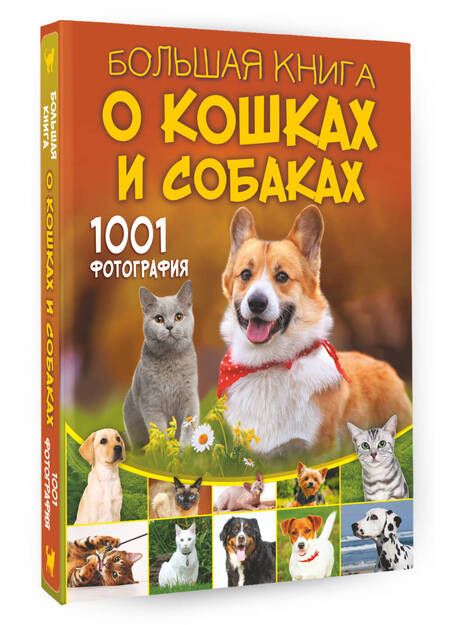 Фотография книги "Спектор, Барановская, Смирнов: Большая книга о кошках и собаках. 1001 фотография"