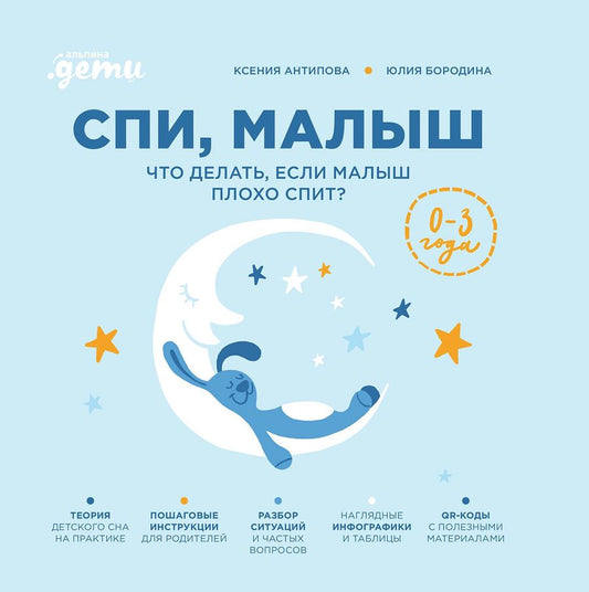 Обложка книги "Спи, малыш: Что делать, если малыш плохо спит?"