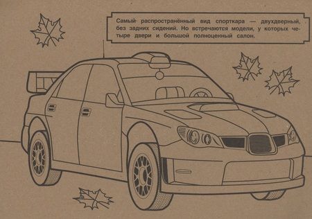 Фотография книги "Спортивные автомобили. Три цвета бумаги"