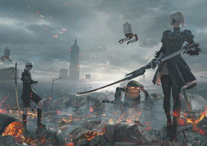 Фотография книги "Square Enix: Путеводитель по миру NieR: Automata. Результаты исследования руин города"