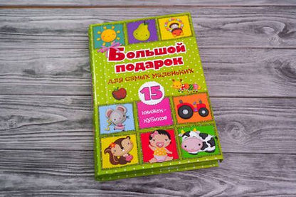 Фотография книги "Станкевич: Большой подарок для самых маленьких. 15 книжек-кубиков!"