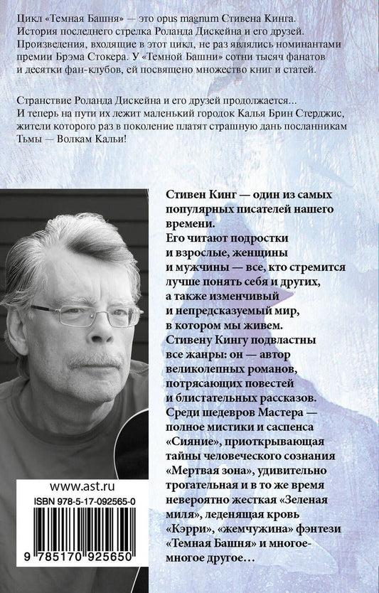 Обложка книги "Стивен Кинг: Волки Кальи: из цикла "Темная Башня": роман"